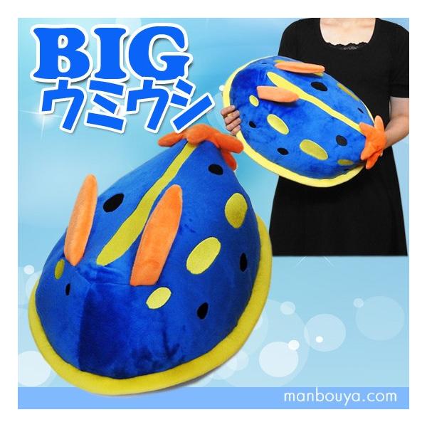 ウミウシのぬいぐるみ クッション 水族館グッズ 雑貨 A Show Bigサイズ アオウミウシ 40cm まんぼう屋ドットコム As 30 まんぼう屋ドットコム Yahoo 店 通販 Yahoo ショッピング