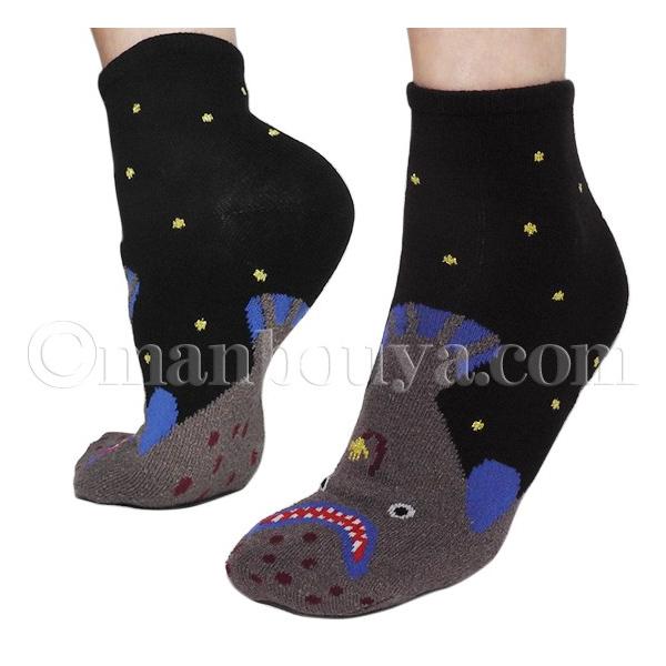 深海魚 グッズ 靴下 おもしろ雑貨 水族館 ソックス アシスト Stream チョウチンアンコウ クリックポスト発送可 Buyee Buyee 日本の通販商品 オークションの代理入札 代理購入