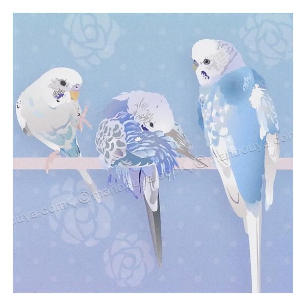 セキセイインコ グッズ かわいい メモ帳 鳥 雑貨 文房具 ゆめいろいん
