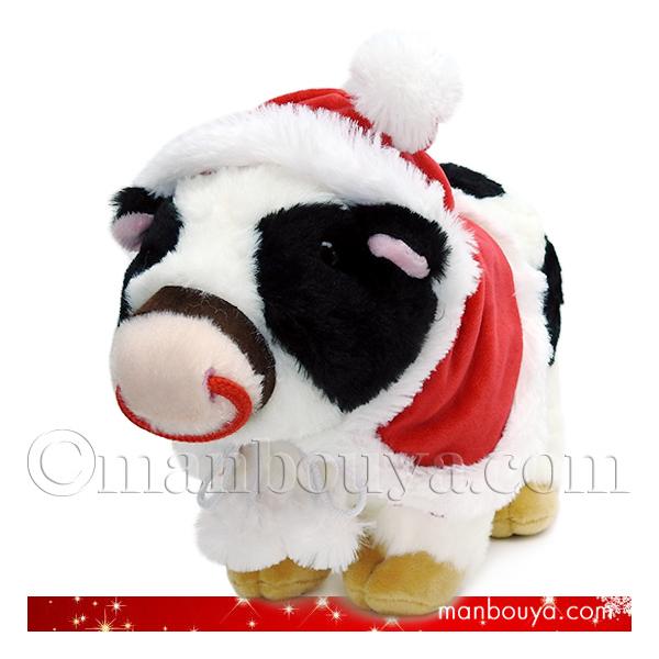 クリスマスプレゼント ぬいぐるみ 動物 うし ホルスタイン キュート