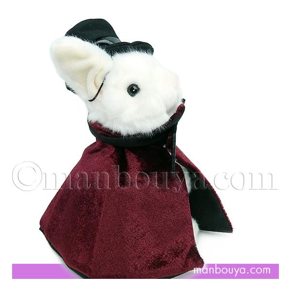 ウサギコスチュームの人形38cm マスコットのウサギ の 白うさぎコスチューム - ウサギの衣装は