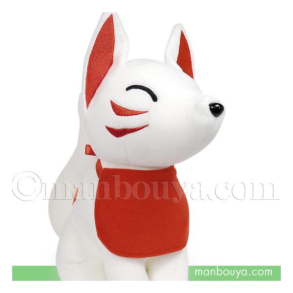白狐 ぬいぐるみ キツネ かわいい キュート販売 CUTE しろきつね M