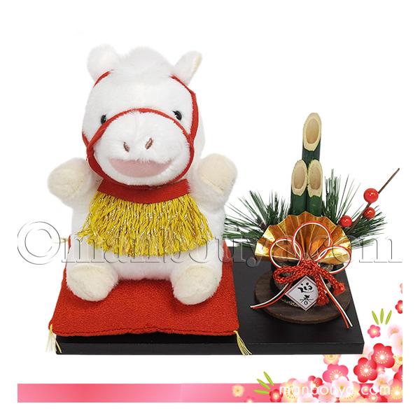 未使用　正月　干支のぬいぐるみ　2点まとめ売り manbouya_kmset-049024