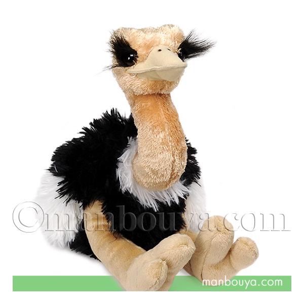 ワイルドリパブリック ぬいぐるみ ダチョウ 鳥 動物園 おもちゃ 26cm