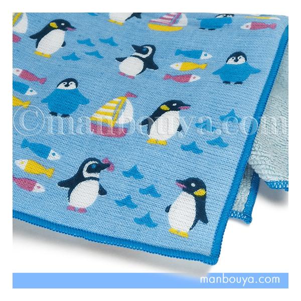 ペンギン グッズ 水族館 ガーゼタオル 日本製 ハンドタオル ＋ima