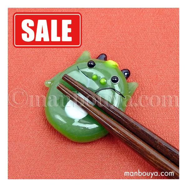 SALE 20％OFF 干支 辰 箸置き ガラス ミニチュア 正月 キッチン用品 はしおき 龍 ビブロ メール便発送可