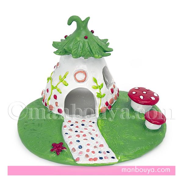 ミニチュア 雑貨 ガラス細工 ディスプレイ用品 フォーカート 森のお家