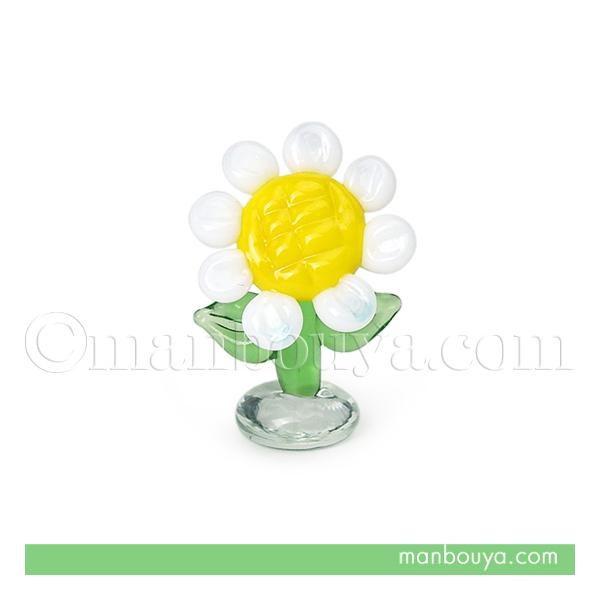 ミニチュア ガラス細工 花 植物 ディスプレイ用品 グラススクエア