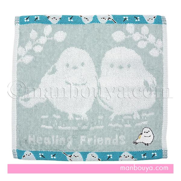 シマエナガ グッズ 雑貨 ミニタオル 25×25cm シュガーフェイス