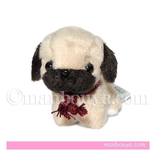 ぬいぐるみ 犬 たけのこ プチフォンテーヌ 携帯ストラップ パグ