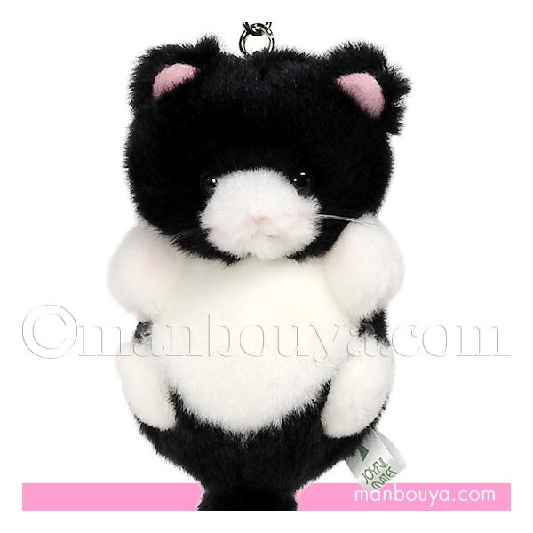 たけのこ ぬいぐるみ 猫 TAKENOKO JOYFUL MATES プチプチどりーむ キーチェーン 黒猫 10cm