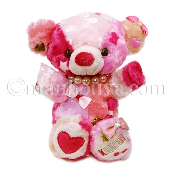 Kawaiiベア M モモ Momo ぬいぐるみ テイクオフ くま ピンク カラフル プレゼント メーカー直送