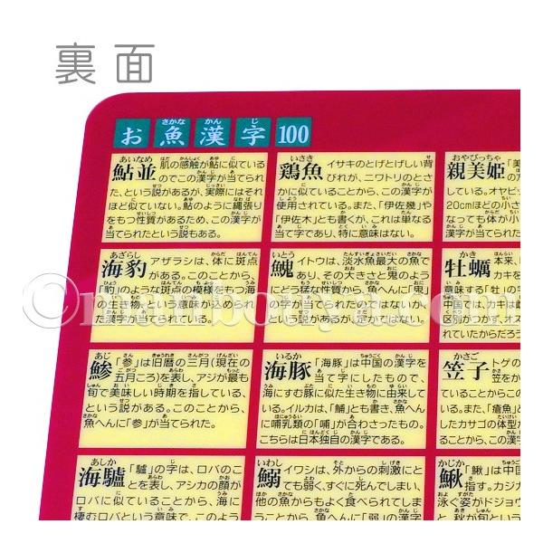 お魚漢字 サイズ 下敷き 海洋生物 図鑑 大全シリーズ ザ アクセス おさかな漢字したじき メール便発送可 Buyee Buyee บร การต วกลางจากญ ป น ซ อจากประเทศญ ป น
