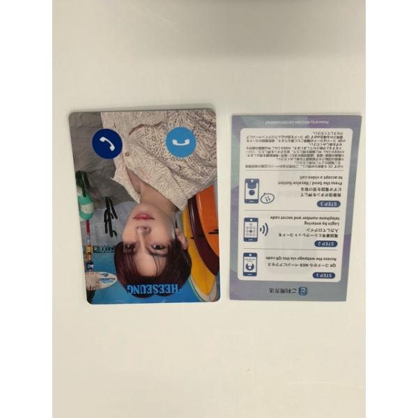 ヒスン トレカ beside ENHYPEN もしもしカード ビデオコール【E1569