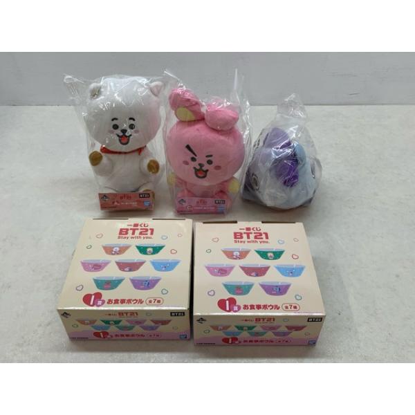BTS BT21 stay with you ぬいぐるみ お食事ボウル セット【E1988-008