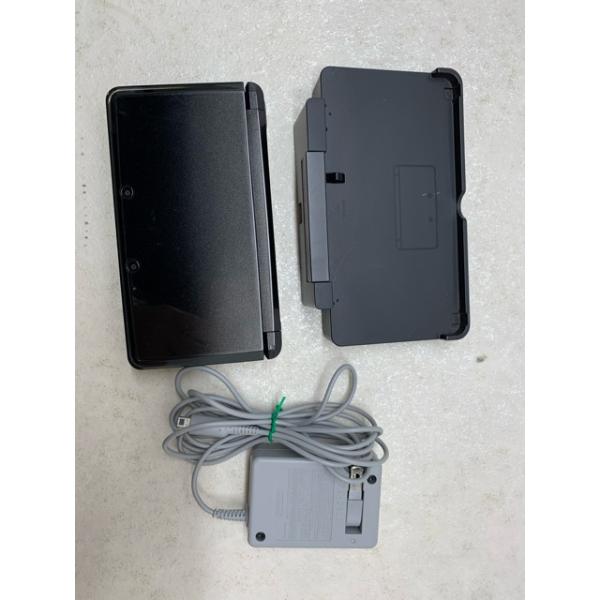 任天堂 Nintendo 3DS 本体 コスモブラック 充電器 アクセサリー付 動作確認済【E4363-008】064