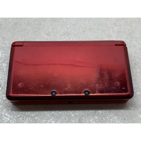 Nintendo 3DS フレアレッド CTR-001 本体 タッチペン付き 動作確認済み【E4364-008】064