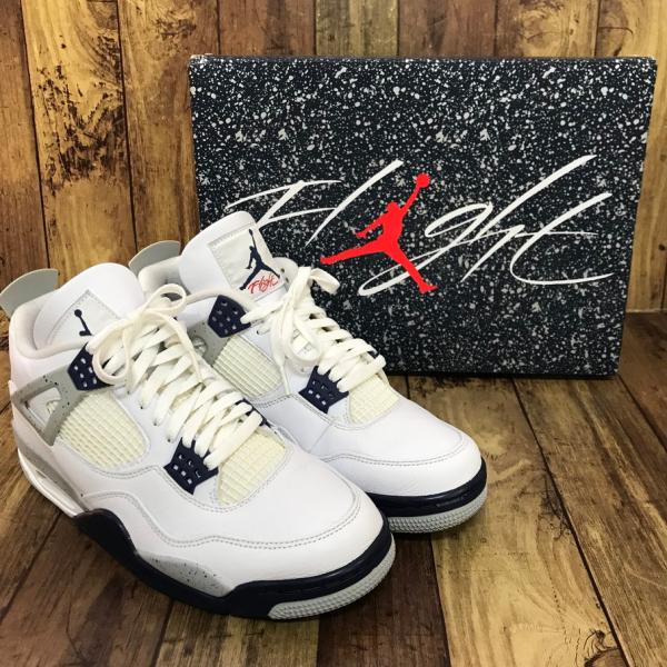 NIKE（ナイキ） NIKE AIR JORDAN 4 RETRO MIDNIGHT NAVY (ナイキ エア