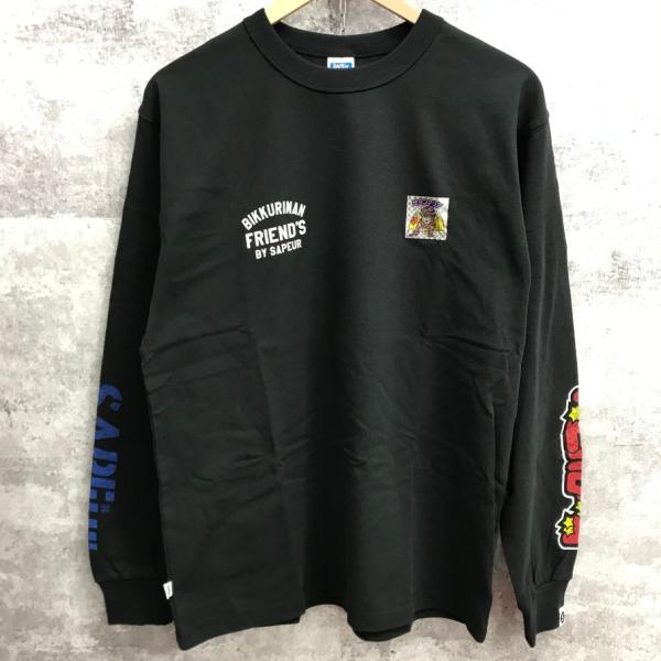 SAPEur × ビックリマン サタンマリア ロンT サプール 長袖Tシャツ