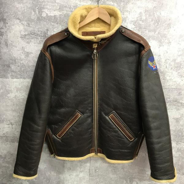 EASTMAN LEATHER CLOTHING B-6 ムートン フライトジャケット レザー