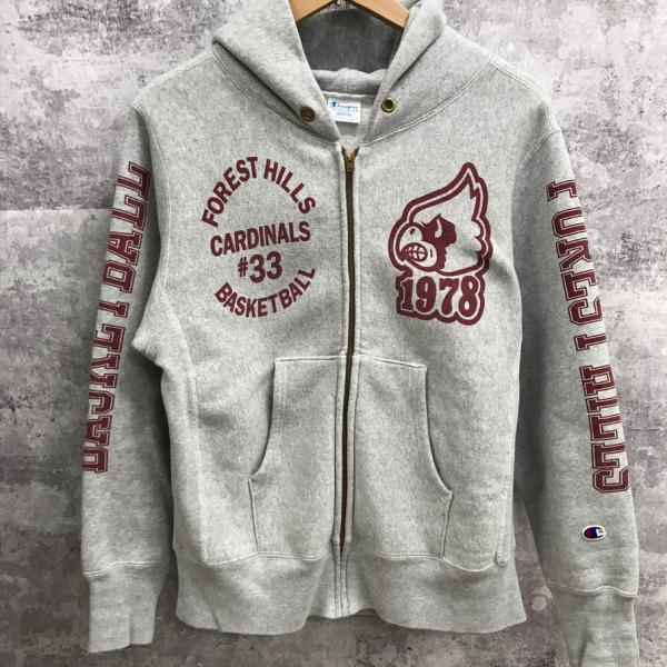 BUDDY別注 Champion チャンピオン リバースウィーブ フルジップパーカー バディ【F1154-004】 Champion（チャンピオン） BUDDY別注 リバースウィーブ フルジップ