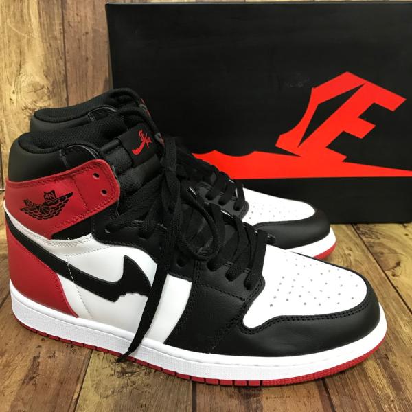エンターベイ　ジョーダン　シューズ赤黒変更 BITE 'EM ERROR JORDAN 1 RETRO HIGH OG BLACK TOE エラージョーダン