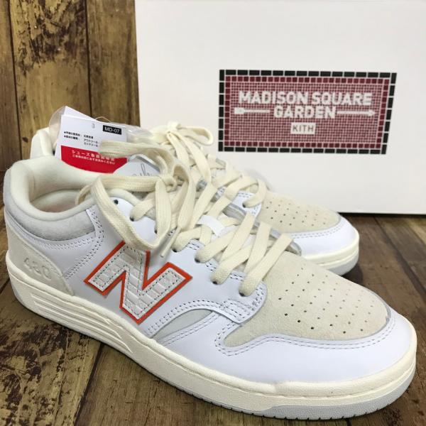 KITH × NEW BALANCE NUMERIC 480 MADISON SQUARE TAN ORANGE キス × ニューバランス スニーカー【F1401-004】 New Balance（ニューバランス） KITH × NEW BALANCE NUMERIC 480