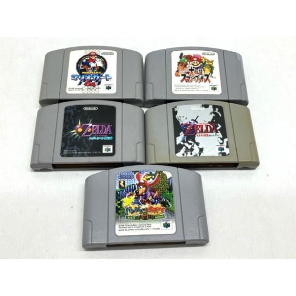 ニンテンドー64ソフト 5本セット マリオカート64 大乱闘 ニンテンドー64ソフト 5本セット マリオカート64 大乱闘