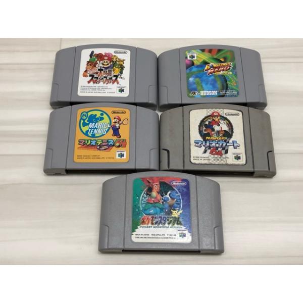 ニンテンドー64ソフト 5個セット 動作未確認 【F5103-007】051