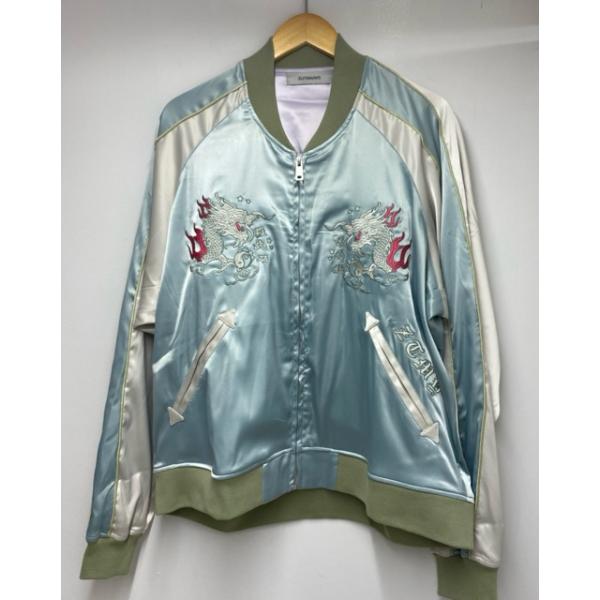 ずっと真夜中でいいのに。 香辛龍 スカジャン（Mint green) サイズL