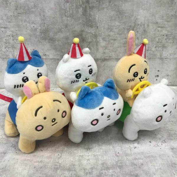 104 ちいかわ ちいかわらんど ぴーぽぽぬいぐるみ 3体セット【G0362-004】
