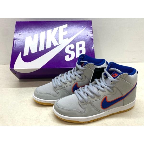 NIKE SB/ナイキ DUNK HIGH PRM ダンク ハイ NEW YORK METS ニューヨーク メッツ DH7155-001/27.0cm 【MK0231-008】268