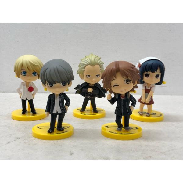 Happyくじ Persona4 the ANIMATION ぺルソナ G賞 ちびフィギュア 5種セット 現状品 【P6729-008】086
