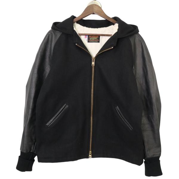 SKOOKUM/スクーカム USA製 袖レザー スタジャン 【RM1343-008】235