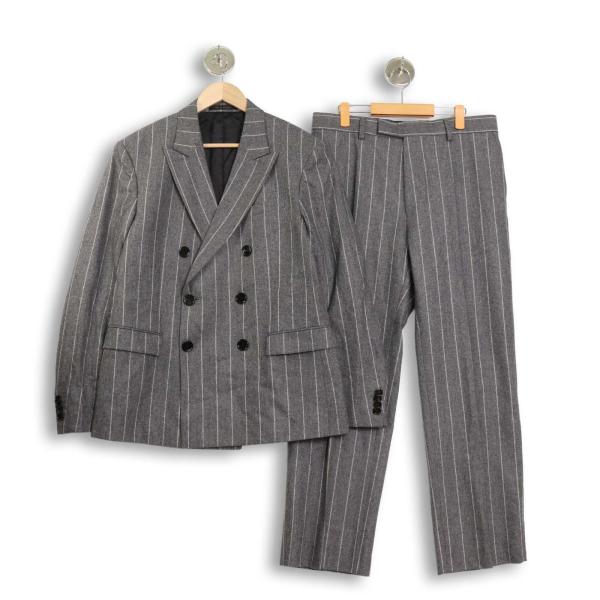 HUGO BOSS/ヒューゴボス ダブルブレスト ストライプ セットアップ  スーツ 【RM1596-008】234 HUGO BOSS/ヒューゴボス ダブルブレスト ストライプ セットアップ