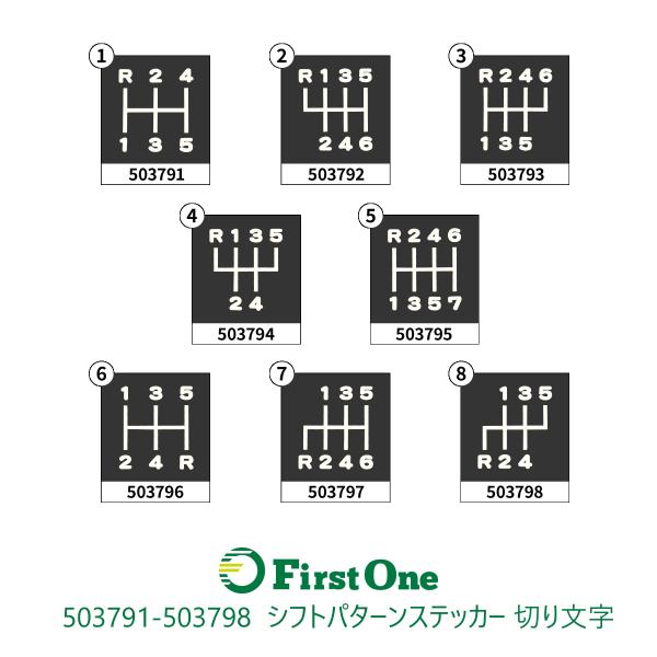 シフトパターンステッカー 切り文字タイプ商品コード（JANコード）適合車種(1) 503791（4976383480899）日野 プロフィア/ふそう キャンター(2) 503792（4976383480905）UD ビックサム/UD ファイ...