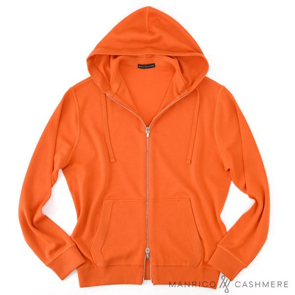 manrico cashmere カシミヤシルクパーカー M mc-017_15.jpg