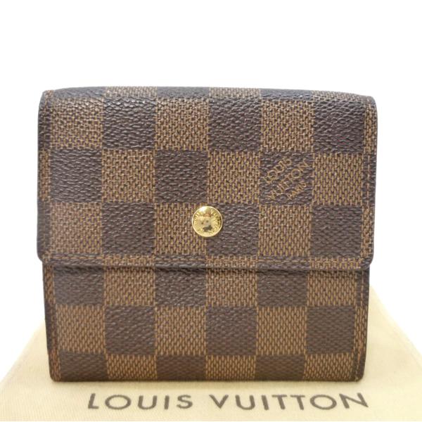【新型美品】 ルイヴィトン ダミエアズール ポルトフォイユ エリーズ 三つ折り ルイヴィトン 三つ折り財布 ダミエ・アズール ポルトフォイユ・エリーズ