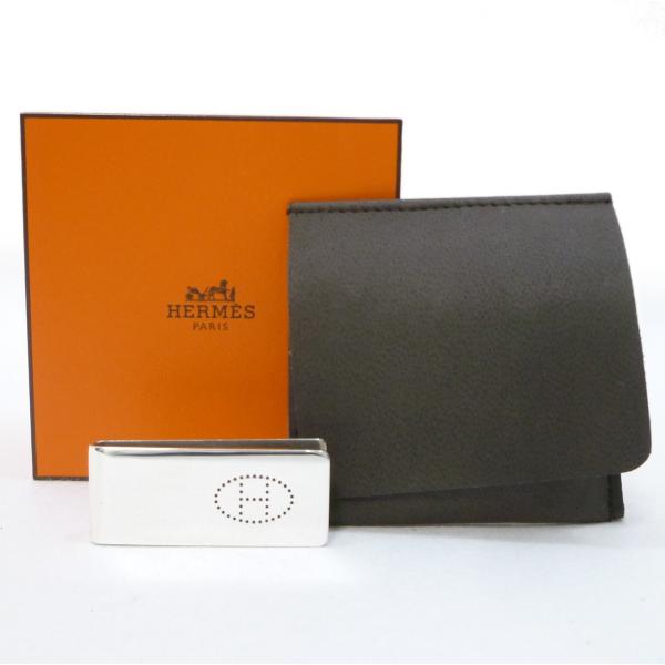 HERMES マネークリップ エブリン シルバー HERMES - □新同□磨き済□ エルメス エブリン マネークリップ