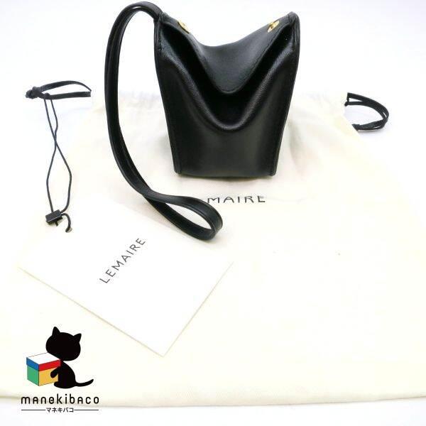 シビ 未使用 ルメール コインケース レザー 黒 小物入れ ミニ ポーチ