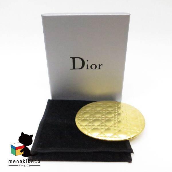 話題の人気 Christian Dior ゴールド 鏡 カナージュ DIOR ディオール 小物