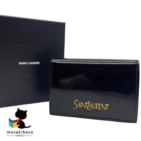 Yves Saint Laurent サンローラン 新品同様 レザー カードケース Yves Saint Laurent サンローラン 新品同様 レザー カードケース