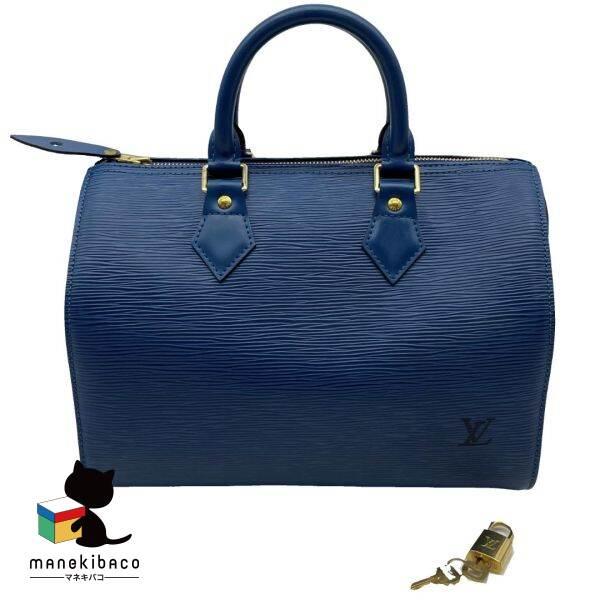 LOUIS VUITTON ルイヴィトン M43015 スピーディ25 エピ ブルー 通勤 