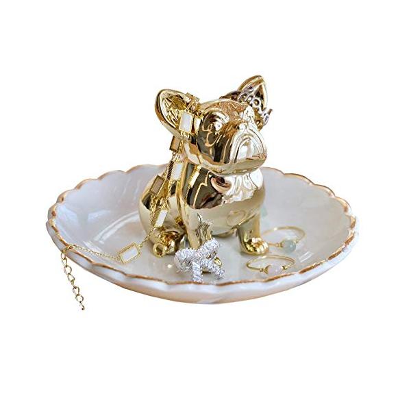 アクセサリースタンド 犬 金色 指輪ホルダー 収納 小物入れ バレンタインデー 豆皿 鍵置き 置物 ジュエリート Tdj6317 まねきねこ本舗 通販 Yahoo ショッピング