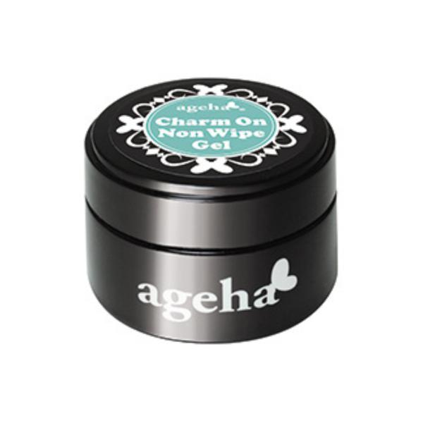 アゲハ ageha チャームオンノンワイプジェル 7.5g パーツ固定 トップジェル ノンワイプ ストーン ネイル ジェルネイル フレームアート セルフネイル