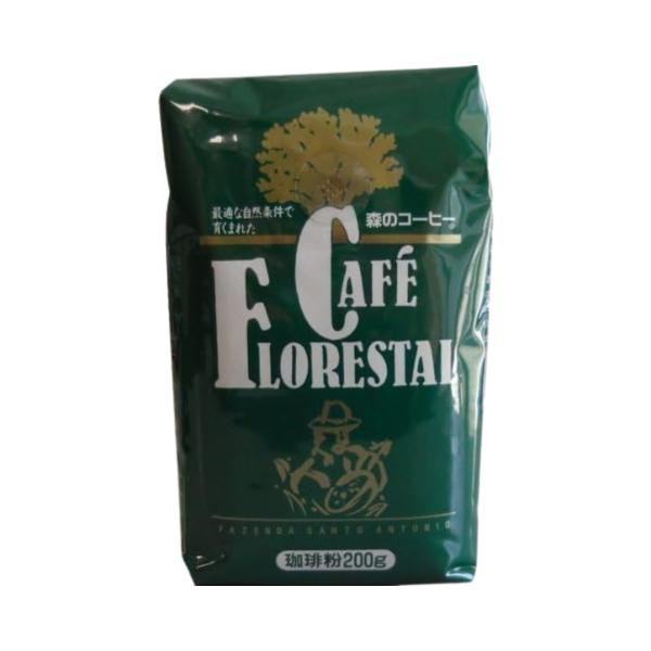 カフェーパウリスタ 森のコーヒー 粉 200g 日東珈琲  レギュラーコーヒー 中細挽き 美味しい