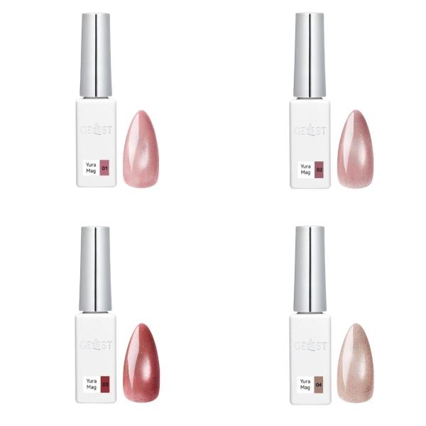 ジェリスト GELIST ゆらマグ 7g マグネットジェル 微粒子 フラッシュ うるうる 奥行き ニュアンスネイル カラージェル セルフネイル 磁石別売り
