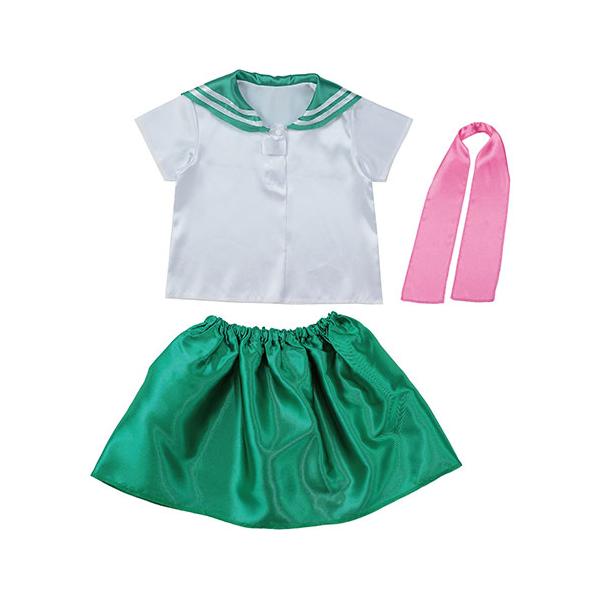 ARTEC キッズコスプレ衣装 セーラー服 グリーン×ピンク ハロウィンやイベントで大活躍 ATC19275