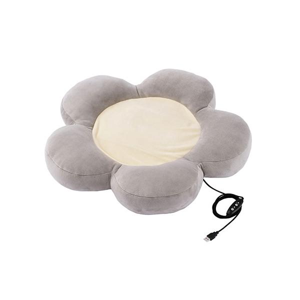 PET-HC02GY エレクトリックヒーティングクッション グレー ※詳細は商品説明をご確認下さい。商品ページは縦長です。