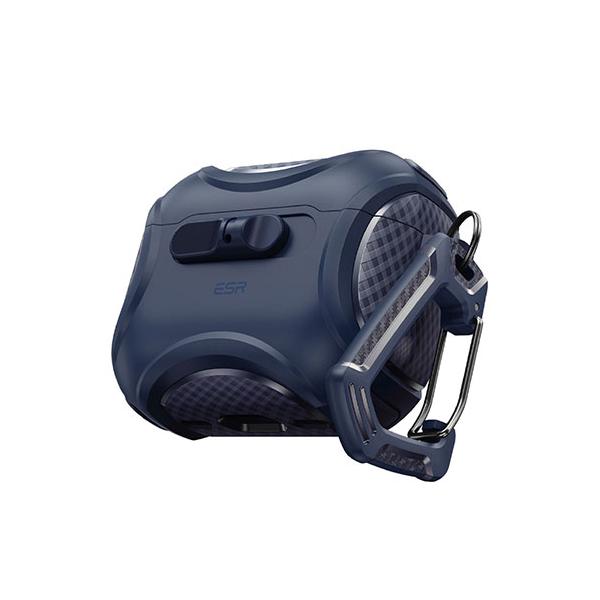 ESR Cyber MagSafe対応フリックロックケース for AirPods Pro 3 ダークブルー ES28015APP3